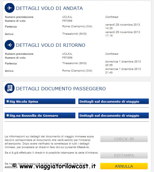 Check In Online Ryanair Come Farlo Ed Informazioni Utili Viaggiatori Low Cost