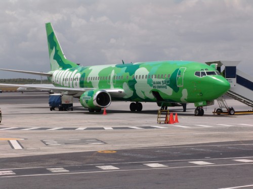 Camo Plane Kulula Airlinaes