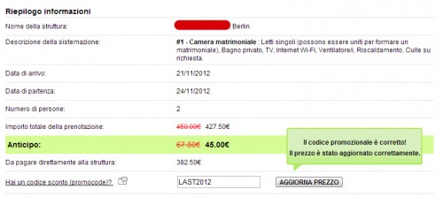 Codice promozionale Budgetplaces.com