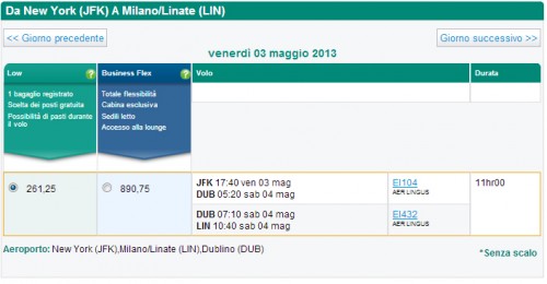 Voli USA low cost