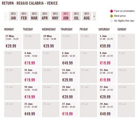 Voli a 19 euro Volotea