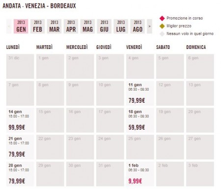 Voli a 9,99 euro low cost