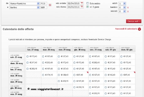 voli low cost Berlino