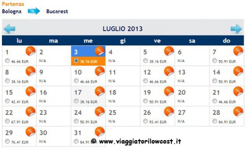 voli low cost per la Romania