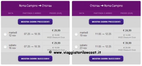 Voli low cost per Chisinau