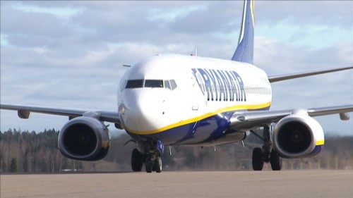 Ryanair a Varsavia Modlin