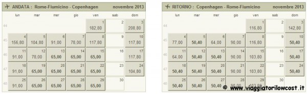 voli low cost Copenaghen