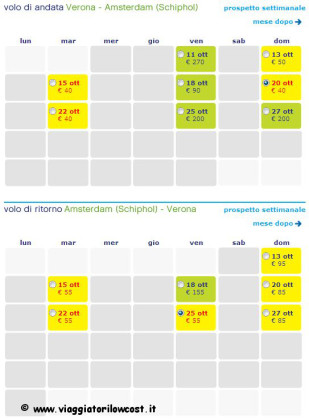 voli low cost per Amsterdam