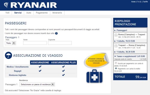 sito ufficiale Ryanair