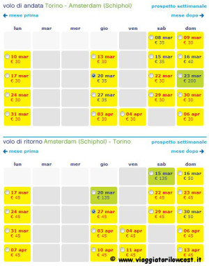 Voli low cost per Amsterdam