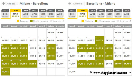 voli Vueling in offerta