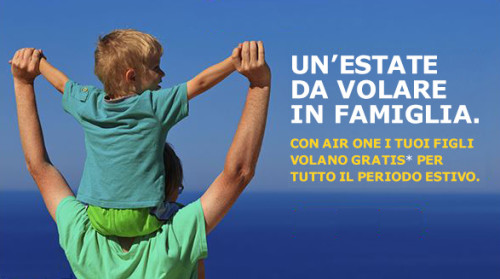 voli gratis bambini Airone