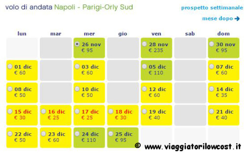 voli low cost per Parigi e Amsterdam