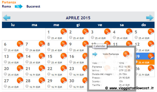 Voli low cost per la Romania 2015