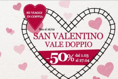 San Valentino Biglietti Italo scontati del 50%