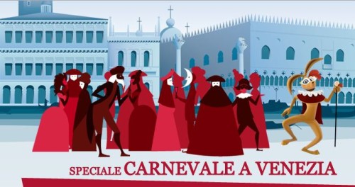 Speciale Carnevale a Venezia codice sconto Italo Treno