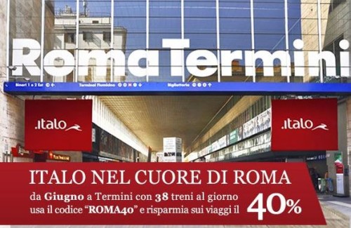 codice Italo viaggi low cost Roma