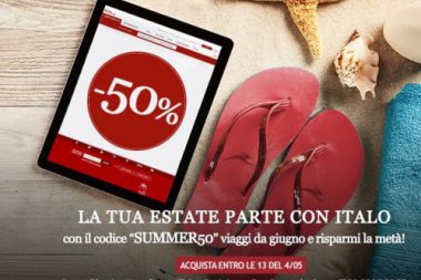 Promo Italo Codice sconto Italo Estate 2015