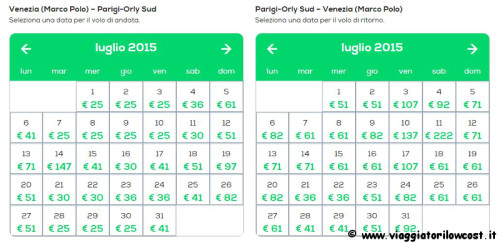 voli low cost Amsterdam e Parigi Offerta Transavia