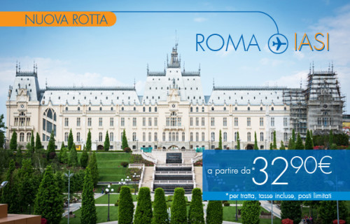 voli low cost Roma Iasi