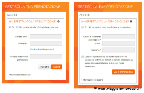 come fare check-in online easyJet