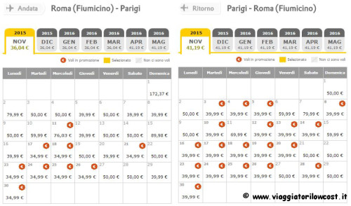 voli economici Vueling Roma Parigi in promozione