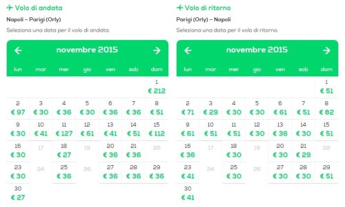 Voli low cost per Parigi da Napoli