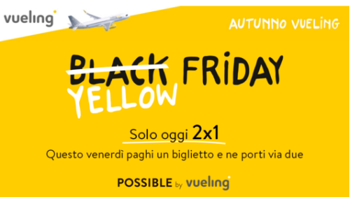 Promo Yellow Friday Vueling