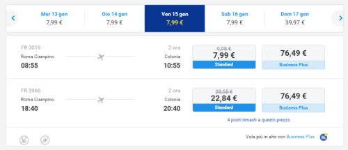 voli economici Ryanair da Roma per Colonia