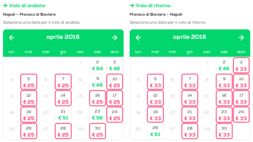 voli economici per Monaco di Baviera da Napoli