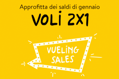 voli low cost di Vueling con sconto del 50%