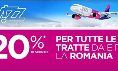 Promo Voli economici di di Wizzair per la Romania