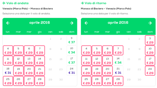 Voli low cost di Transavia Venezia Monaco di Baviera