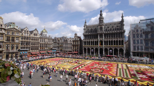 cosa vedere a Bruxelles Infiorata Grand Place