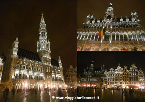 cosa vedere a Bruxelles Grand Place di sera