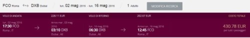 Voli economici Asia Dubai di Qatar Airways