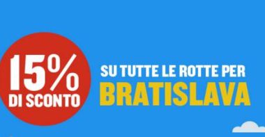 Voli low cost Ryanair per Bratislava