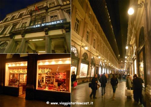 cosa vedere a Bruxelles Gallerie Reali di sera