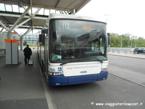 Come arrivare dall’aeroporto di Ginevra al centro autobus