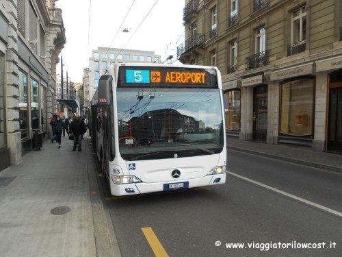 Come arrivare dall’aeroporto di Ginevra al centro autobus