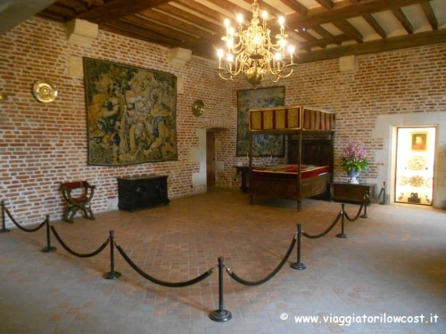 Interni del Castello di Clos Lucé ad Amboise