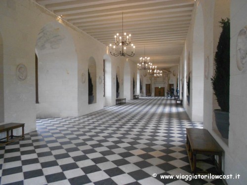 Interni del Castello di Chenonceau da visitare