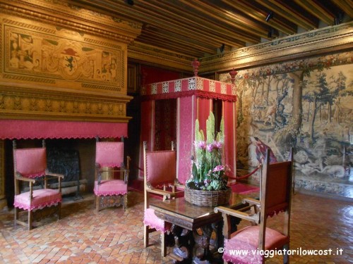 Camere del Castello di Chenonceau da visitare