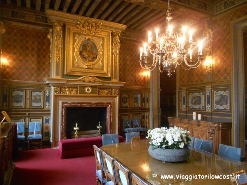 sala da pranzo del Castello di Cheverny