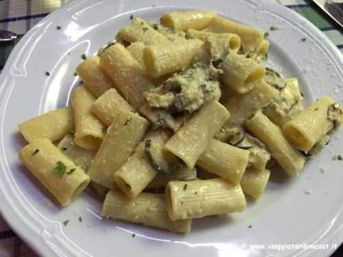 Primi piatti della Trattoria da Rita a Pozzuoli