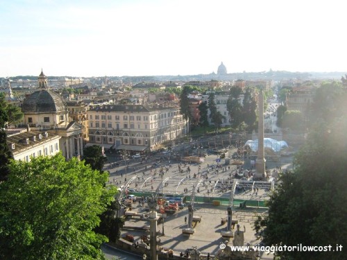 Terrazza del Pincio Parco di Villa Borghese a Roma